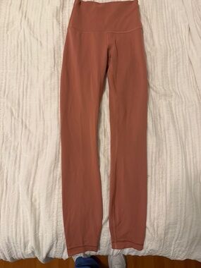 Lululemon High-Waist Terracotta cropped Leggings